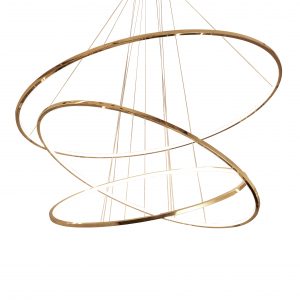 LUXURY hanglamp 3-lichts messing