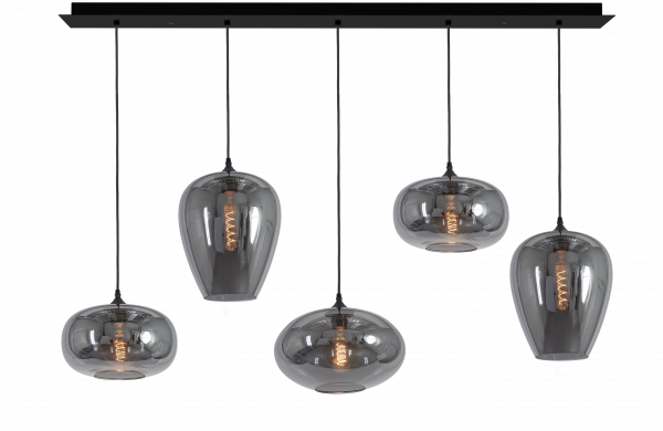 Moreno hanglamp rechthoek 5-lichts