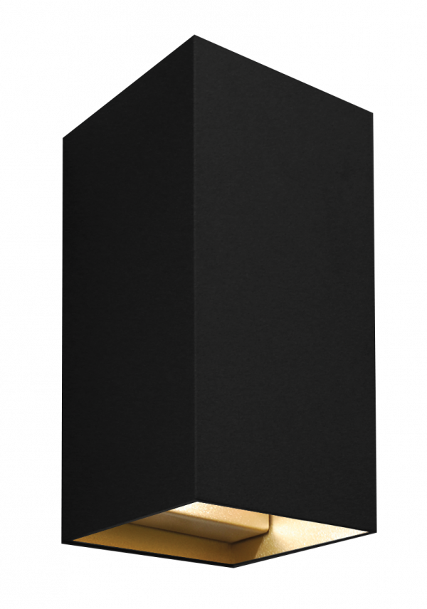 INLET wandlamp zwart/goud