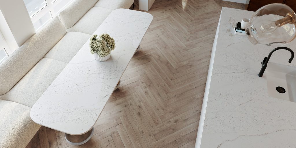 Silestone keuken en tafelblad eclectic pearl