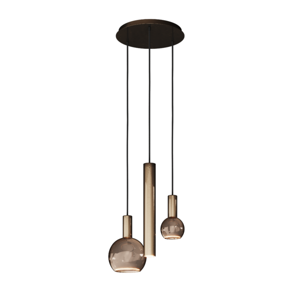 Riva hanglamp rond Ø35 cm - 3 lichts