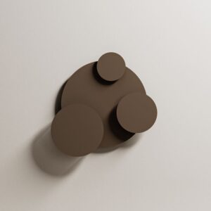 Iseo wandcirkel Platinum/Quartz