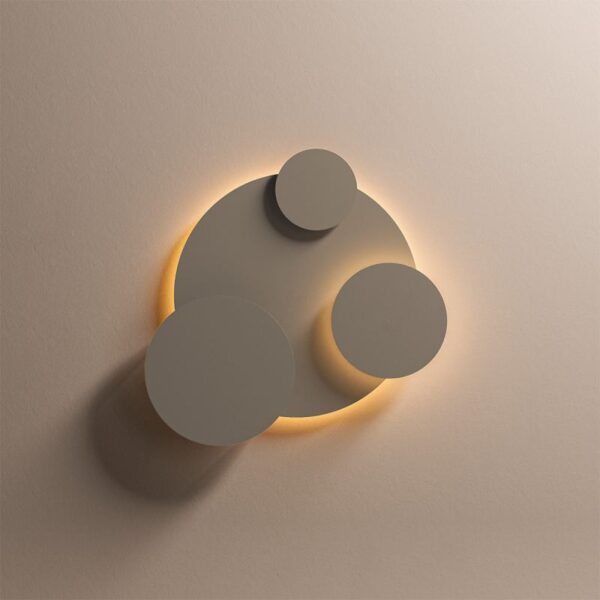Iseo wandcirkel Platinum/Quartz - Afbeelding 2